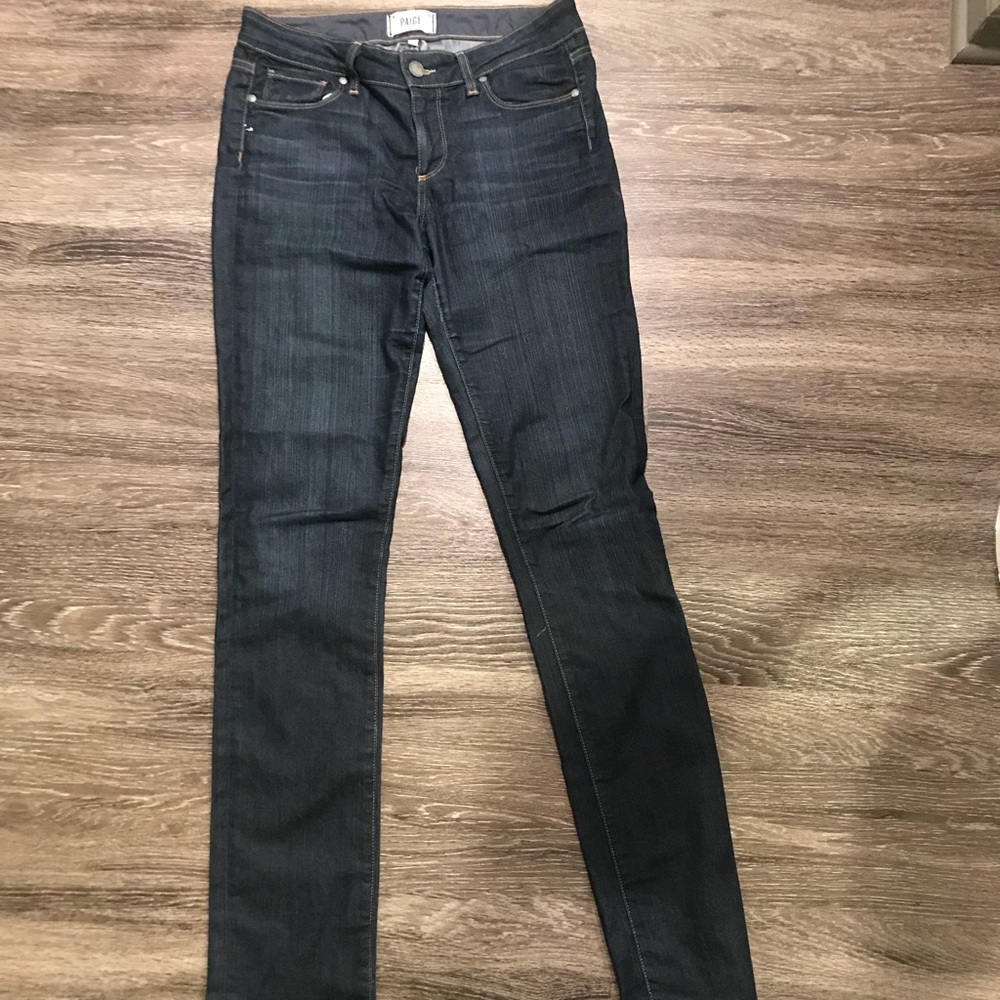 Paige Dark-Wash Jeans-size 28